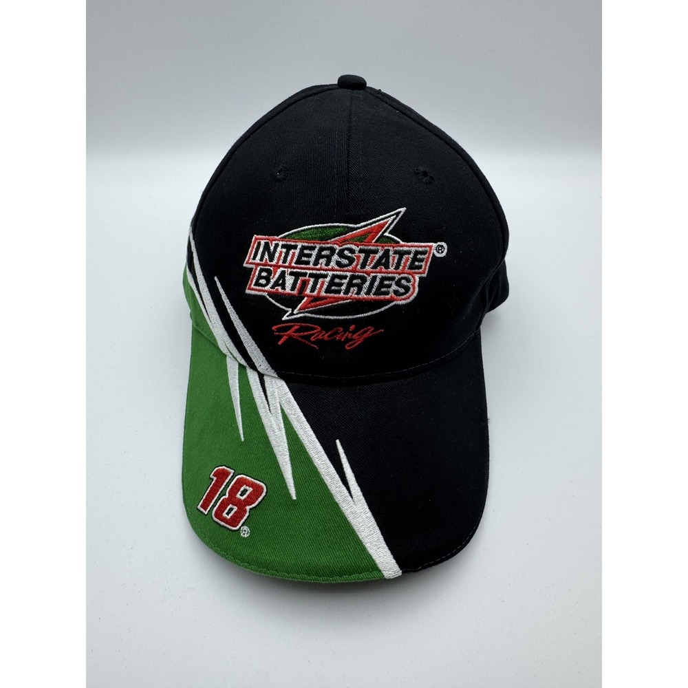 Vintage Interstate Batteries‎ Racing Hat Cap Strap Back NASCAR Mens 90s - Picture 10 of 16